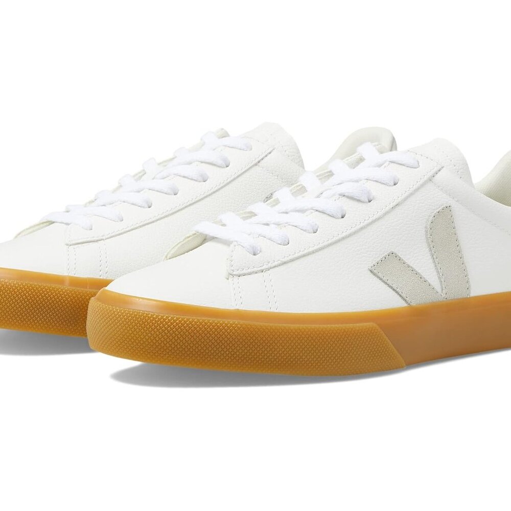 Veja Women's Campo Leather White Sneaker Size 7.5 EUC